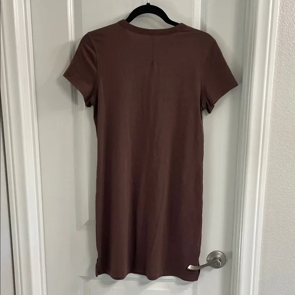 Lululemon athletica Chocolate Brown Classic fit tshirt dress - Picture 4 of 4